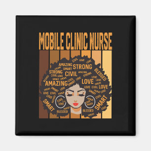 Aimant Infirmière de clinique mobile Puissant Mois de l'h