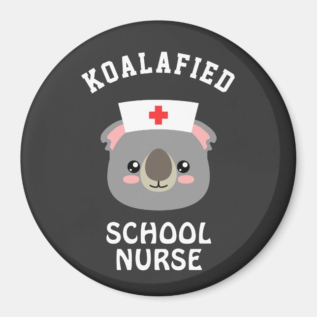Aimant Infirmière de l'école Koalafied (Devant)