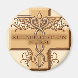 Aimant Infirmière de réadaptation Caduceus