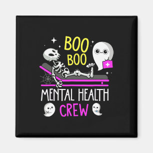 Aimant Infirmière de santé Psych Boo Boo Équipage de soin