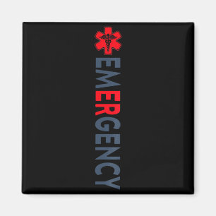 Aimant Infirmière des services des urgences des urgences