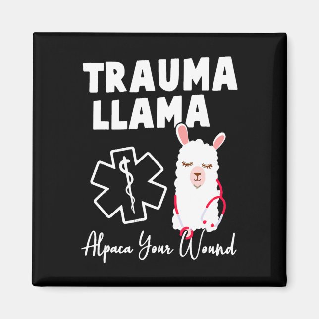 Aimant Infirmière drôle (Devant)