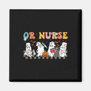 Aimant Infirmière Éffrayant Fantôme Halloween mignon Cost