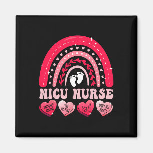 Aimant Infirmière en néonatalogie Saint-Valentin Arc-en-c
