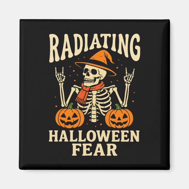 Aimant Infirmière en radiologie d'Halloween (Devant)