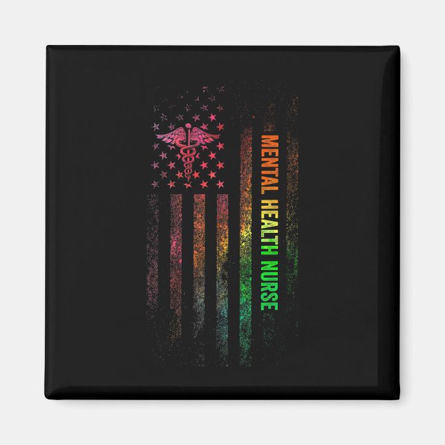 Aimant Infirmière en santé mentale RN (Devant)