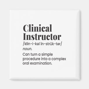 Aimant Infirmière enseignante instructrice clinique Défin