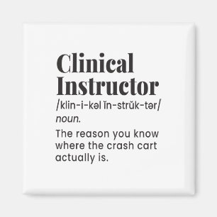 Aimant Infirmière enseignante instructrice clinique Défin