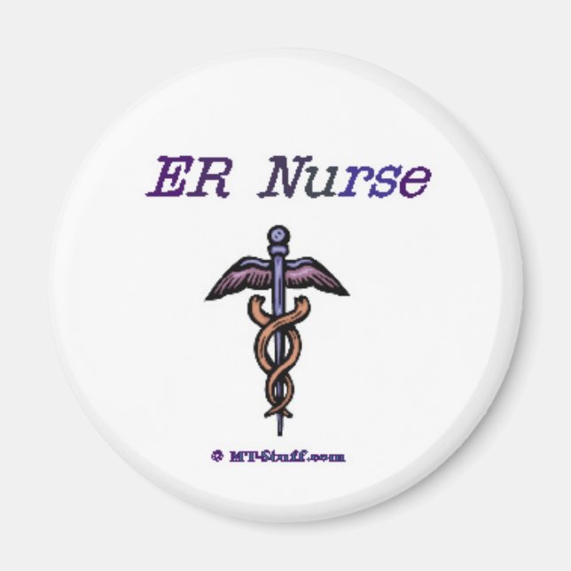 Aimant infirmière ER Caduceus (Devant)