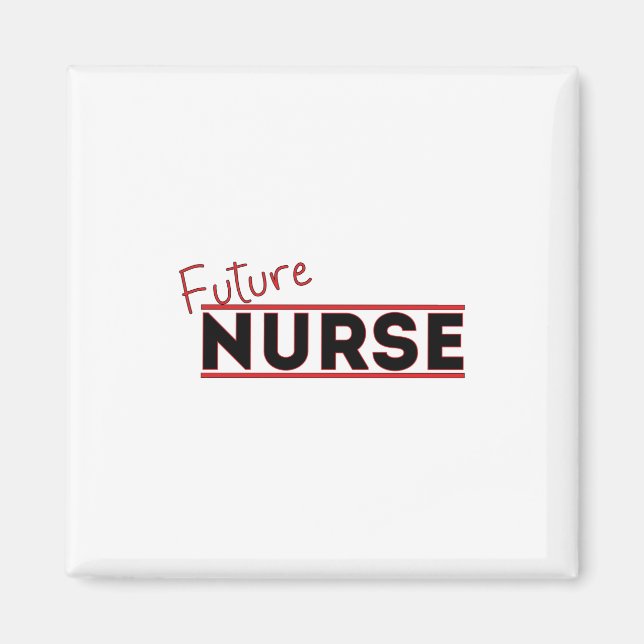 Aimant Infirmière future (Devant)