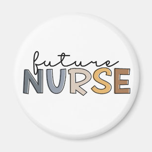 Aimant Infirmière future   Cadeau étudiant de l'école de 