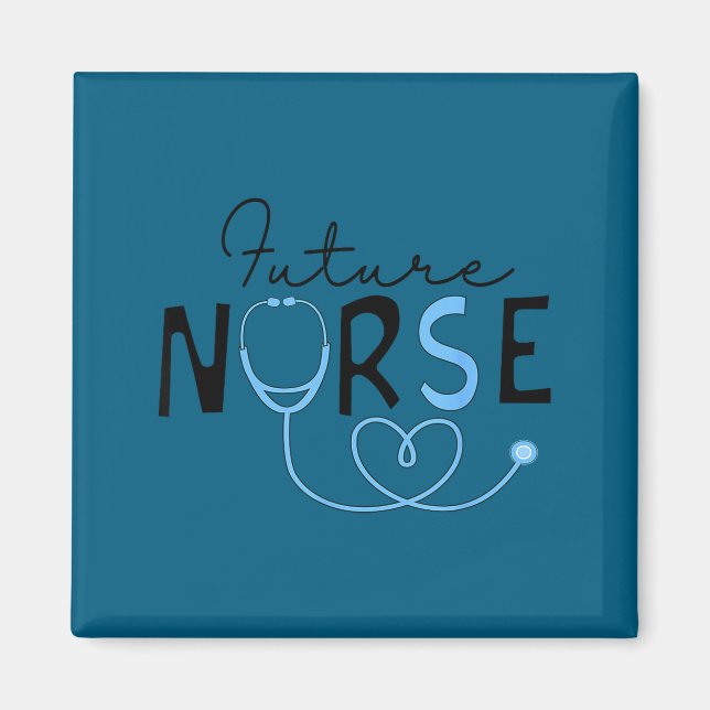 Aimant Infirmière future drôle école d'infirmières étudia (Devant)