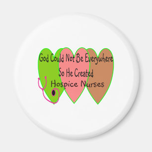 Aimant Infirmière Hospice "Dieu ne pouvait être partout"