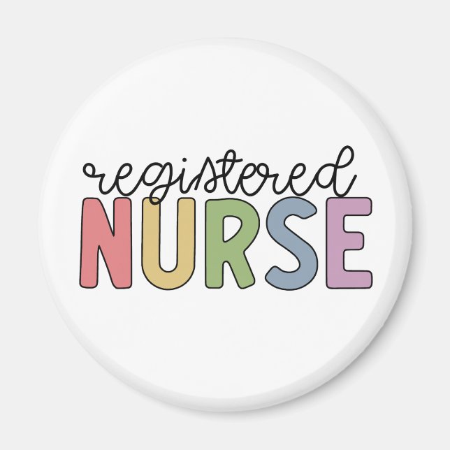 Aimant Infirmière inscrite infirmière infirmière infirmiè (Devant)