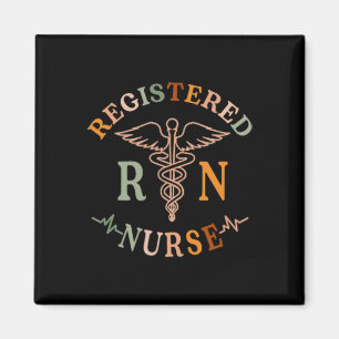 Aimant Infirmière inscrite Retro Infirmière Médicale Rn H