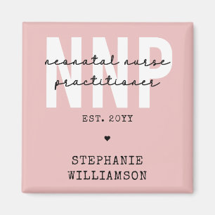 Aimant Infirmière néonatale NNP personnalisée