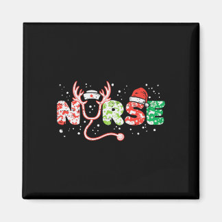 Aimant Infirmière noël stéthoscope infirmiers xmas frotte