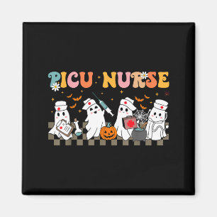 Aimant Infirmière Picu Fantôme Effrayant Halloween Mignon