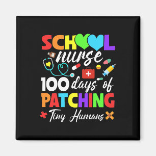 Aimant Infirmière Scolaire 100 Jours De Patching Tiny Hum