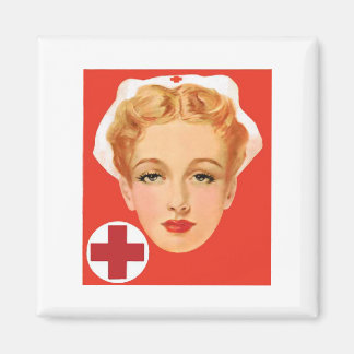 Aimant Infirmière vintage