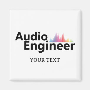 Aimant Ingénieur du son personnalisé Ingénierie audio