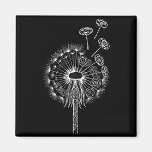 Aimant Ingénieur en mécanique fleur de pissenlit Steampun