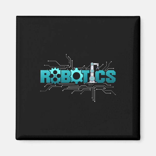 Aimant Ingénieur Robotique Robot Robotique  (Devant)