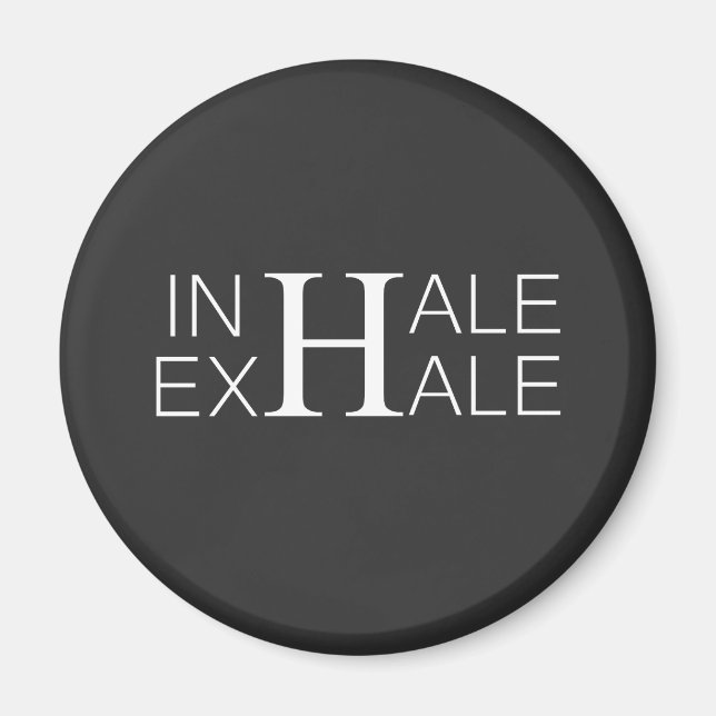Aimant Inhale exhale (Devant)