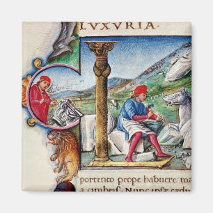 Aimant Initiale 'L de Historiated