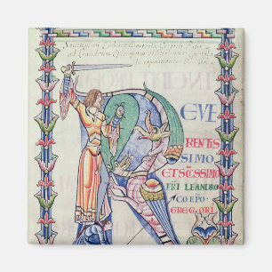 Aimant Initiale 'R de Historiated