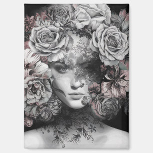 Aimant Inked Blooms: A Tapestry of Surrealism