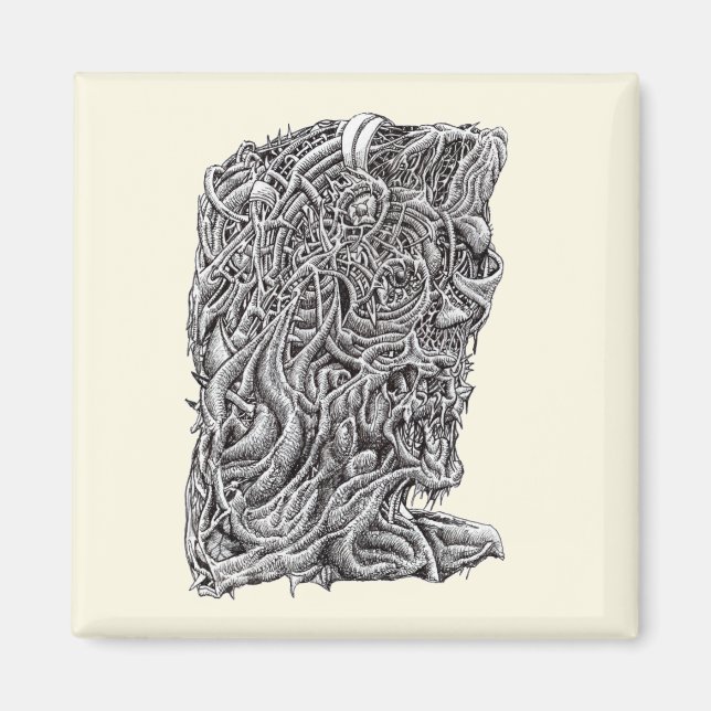 Aimant Innerbeastman, dessin à encre (Devant)