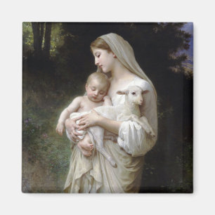 Aimant Innocence (Vierge et Enfant), Bouguereau