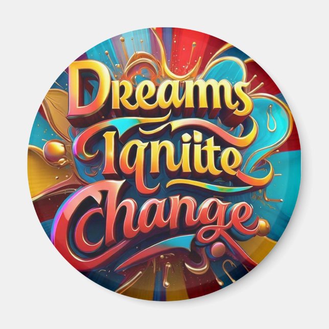 Aimant "Innover, inspirer, stimuler" (Devant)