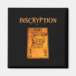 Aimant Inscryption Psychologique Stoad Card Jeu Hallowee