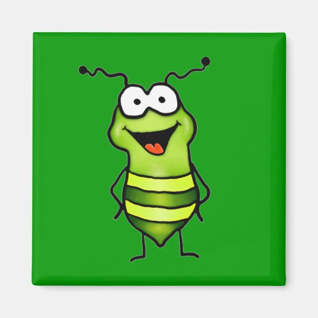 Aimant Insecte heureux (Devant)