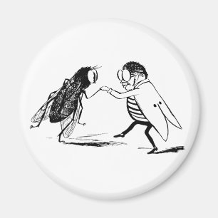 Aimant Insectes anciens dansant; mouche diptère