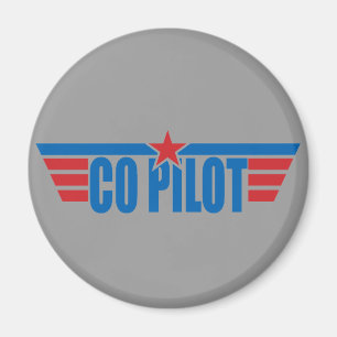 Aimant Insigne d'ailes du copilote - Aviation
