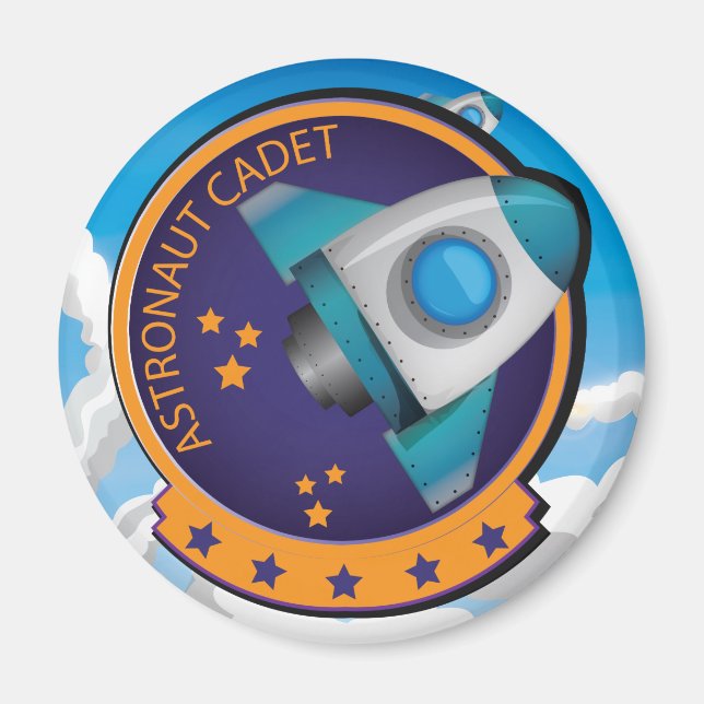 Aimant Insigne de cadet de l'astronaute (Devant)