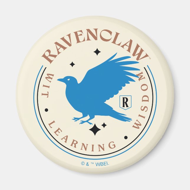 Aimant Insigne de fierté de la maison RAVENCLAW™ Blue Eag (Devant)