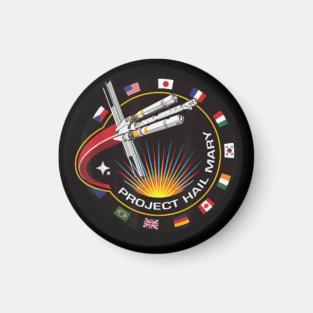 Aimant Insigne de mission spatiale (Devant)