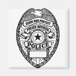 Aimant Insigne de police - générique