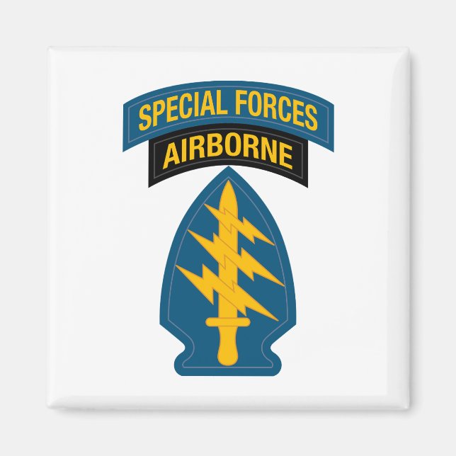Aimant Insigne des forces spéciales - Onglet aéroporté (Devant)
