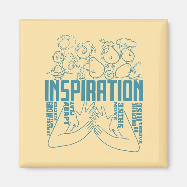 Aimant Inspiration - Conception ASL (Devant)