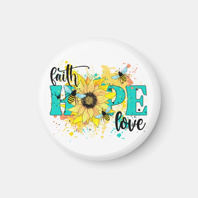 Aimant Inspiration, foi, espoir et amour (Devant)