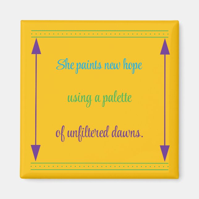 Aimant Inspiration Pour Les Femmes (Devant)