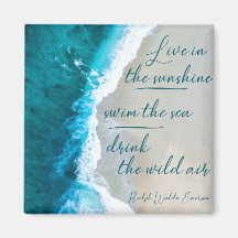Inspirational quote on ocean image