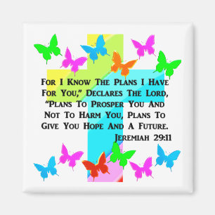 AIMANT INSPIRATIONNEL JEREMIAH 29:11 CHRÉTIEN