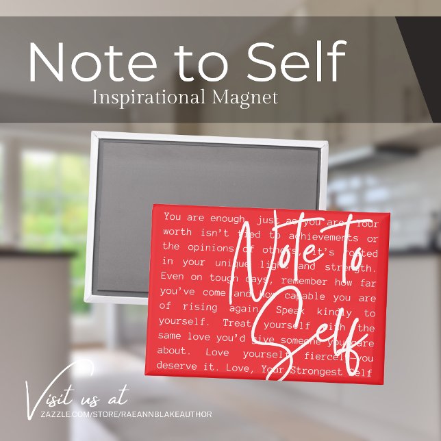 Aimant Inspirationnel "Note à Soi" (Créateur téléchargé)