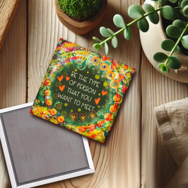 Aimant Inspirationnel Soit Que La Personne Cite Plutôt Fl (Créateur téléchargé)